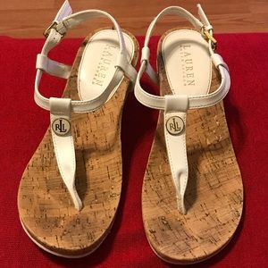 RALPH LAUREN WEDGE SANDALS